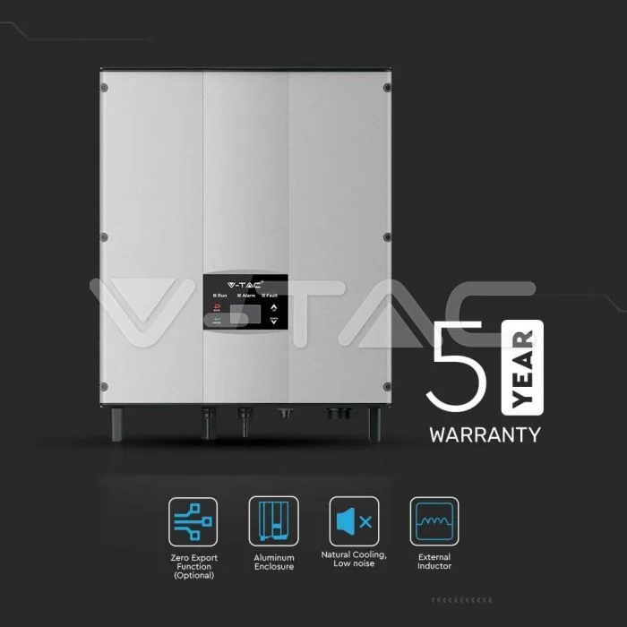 5kW On-Grid Solar Inverter LCD Display DC Switch Single Phase IP65 — view 5
