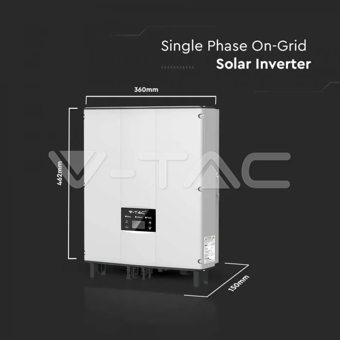 5kW On-Grid Solar Inverter LCD Display DC Switch Single Phase IP65 — view 7