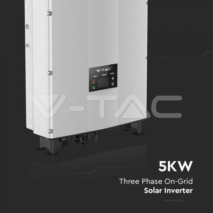 5kW On-Grid Solar Inverter LCD Display DC Switch Three Phase IP65 — view 4
