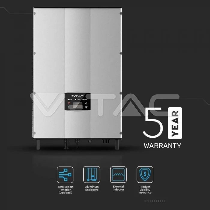 8kW On-Grid Solar Inverter LCD Display DC Switch Three Phase IP65 — view 5