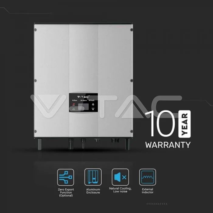 5kW On-Grid Solar Inverter LCD Display Single Phase 10 yrs Warranty IP65 — view 5