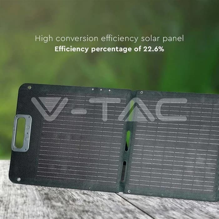 120W Folding Solar Panel for Portable Power Stations — view 9