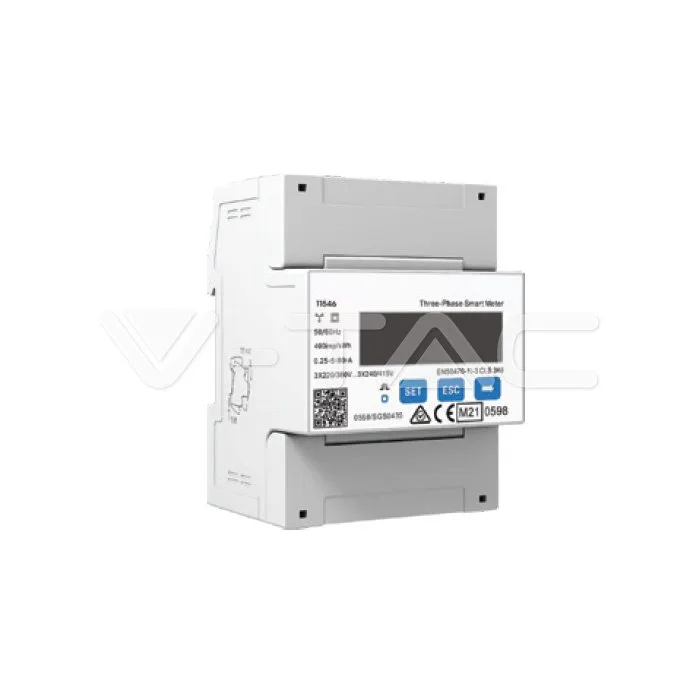 Smart Meter 3*230/400V 5 A RS485 4P MID — view 1