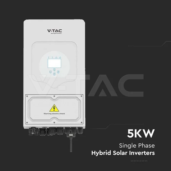 5kW Single Phase Hybrid Solar Inverter — view 6