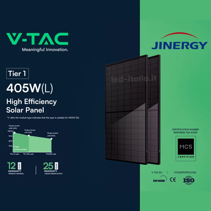 405W-MONO Solar Panel - Full Black — view 1