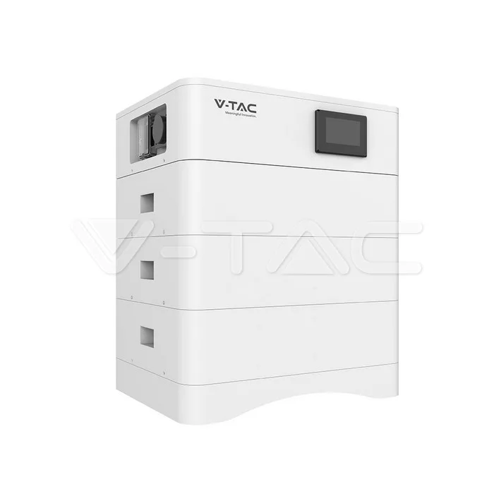 15.36kWh Stackable LiFePO4 Battery System (3×5.12kWh)