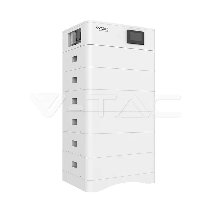 30.72kWh Stackable LiFePO4 Battery System (6×5.12kWh)