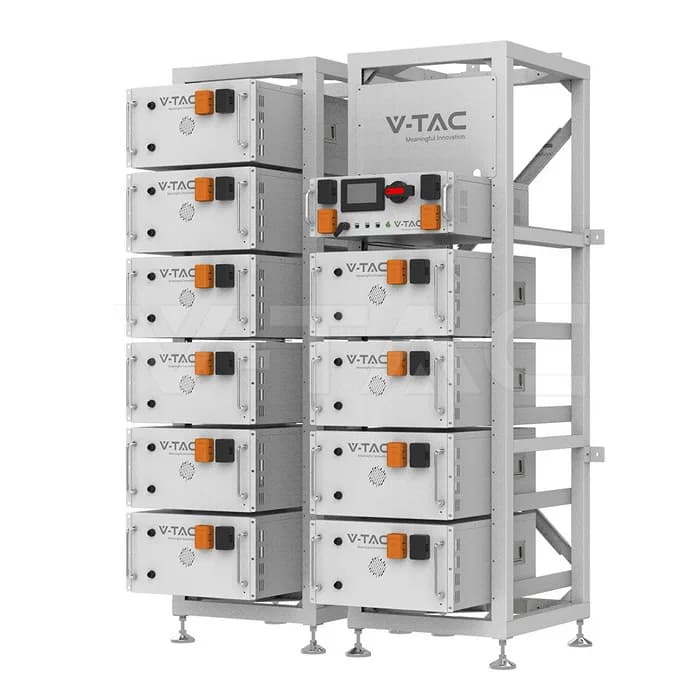 105kWh HV Battery System Oliter IP20 + 50kW Deye Inverter — view 4