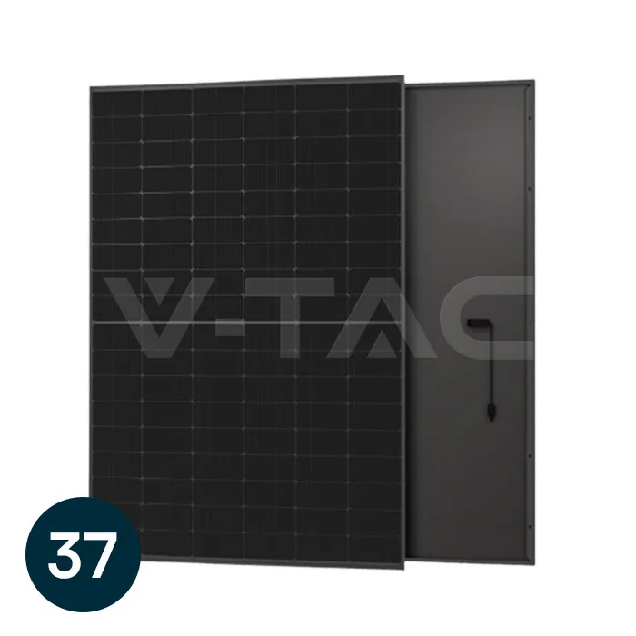 440W Mono Solar Panel 1722*1134*30mm Pallet 37pcs Full Black TIER 1
