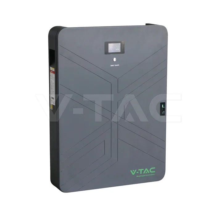14.33kWh LV LiFePO4 Wall Battery IP20 Black — view 1