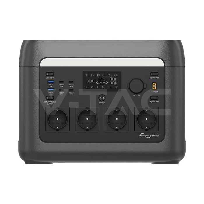 1800W PRO Portable Power Station 1024Wh LiFePO4 — view 2