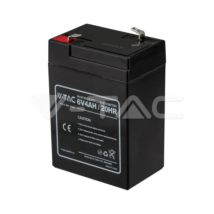 4Ah 6V Lead Acid Battery T1 — view 1