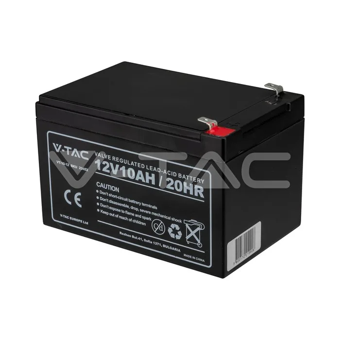 10Ah 12V Lead Acid Battery T2 — view 1