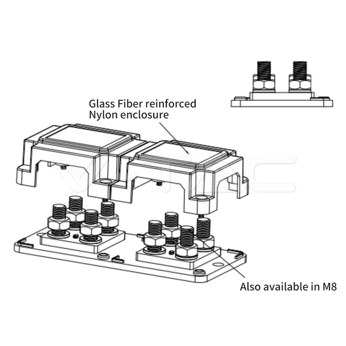 BUSBAR 4x4 400A — view 17