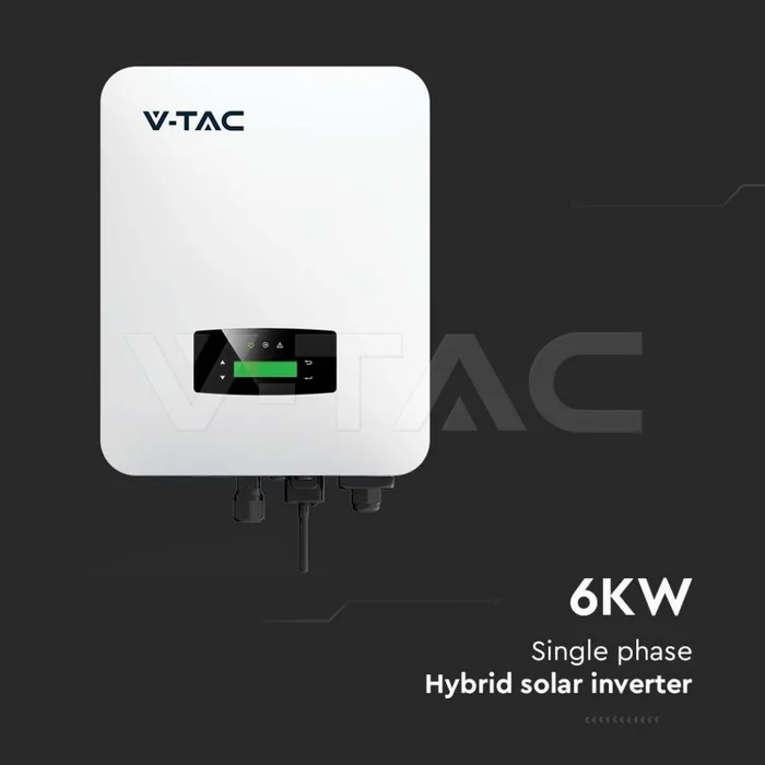 6kW On/Off Grid Hybrid Solar Inverter Single Phase IP20 CT Accessories Included — view 2