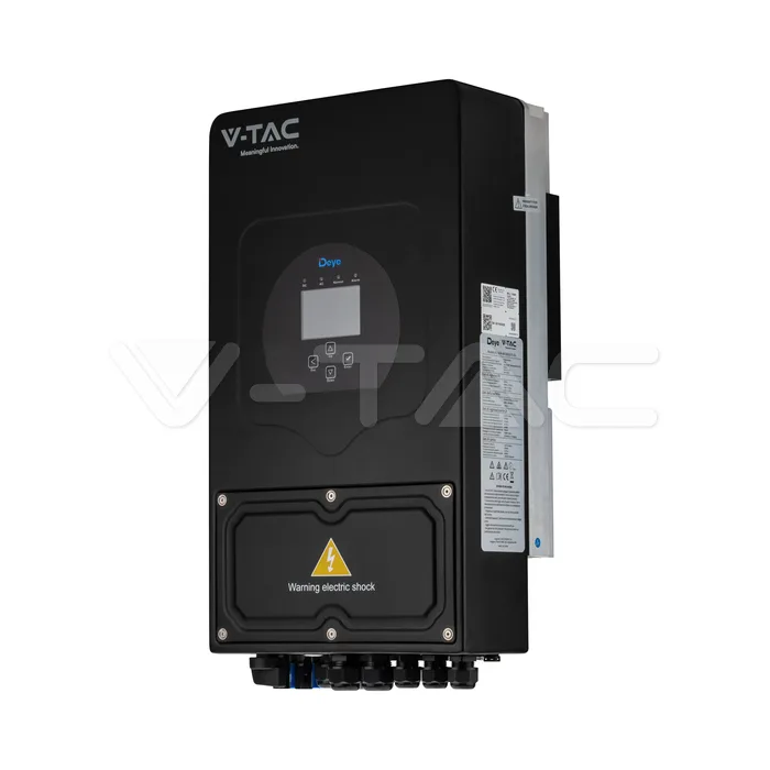 6kW Hybrid Solar Inverter Single Phase Black 10yrs Warranty — view 2