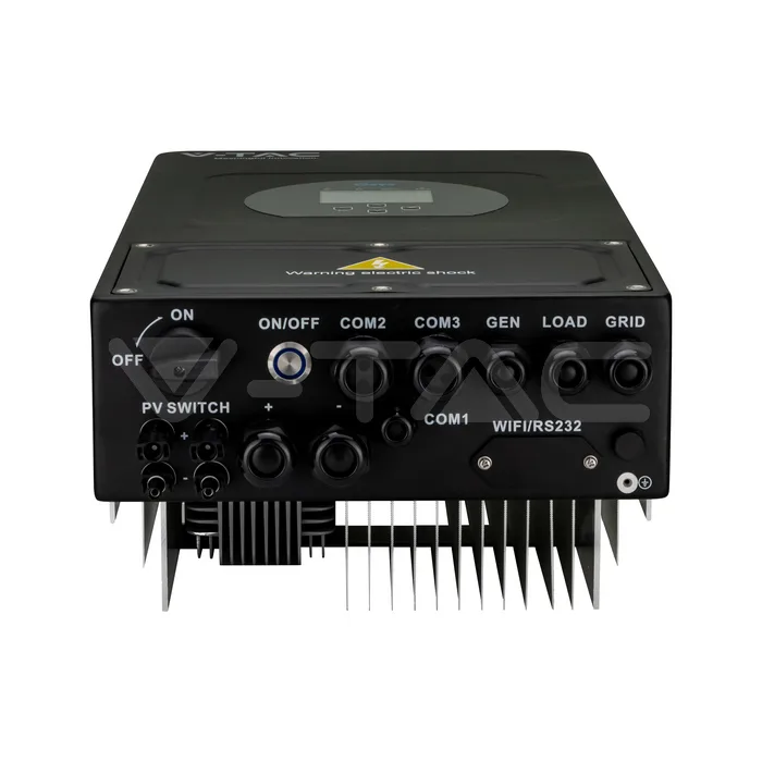 6kW Hybrid Solar Inverter Single Phase Black 10yrs Warranty — view 3