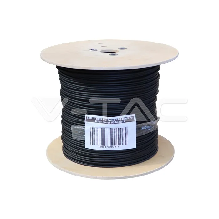 PV Cable 4SQ Black for Solar Panel 500m. — view 1