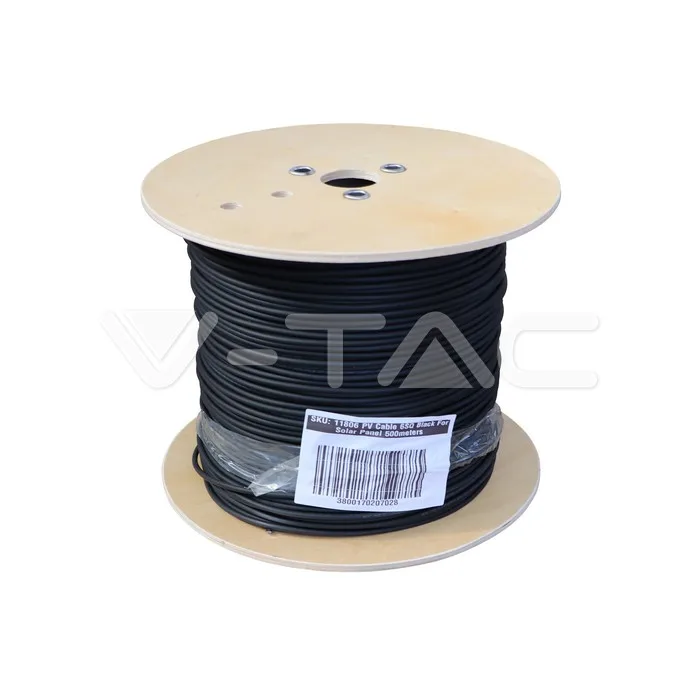 PV Cable 6SQ Black for Solar Panel 500m. — view 1