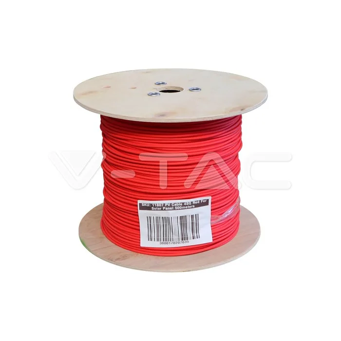 PV Cable 4SQ Red for Solar Panel 500m. — view 1