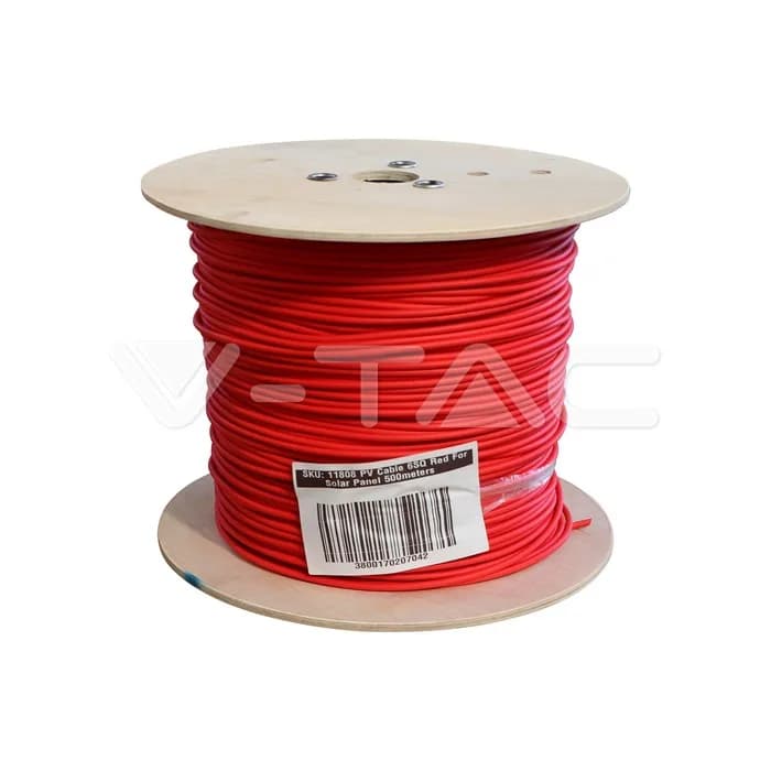 PV Cable 6SQ Red for Solar Panel 500m. — view 1