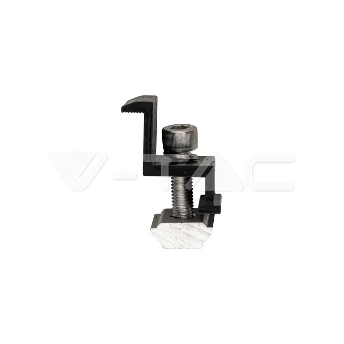 End Clamp For Solar Panel Black 20pcs/Set — view 1