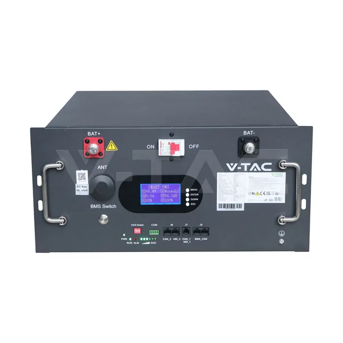 9.6kWh 48V LiFePO4 Rack Battery Wi-Fi Black — view 3