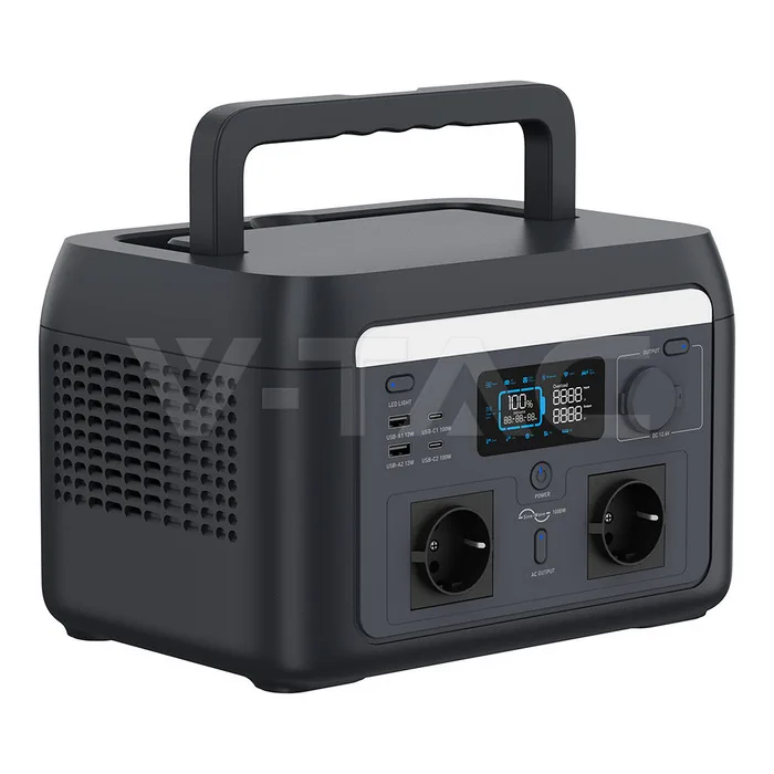 1000W / 614Wh Portable Power Station with LiFePO4 — view 2