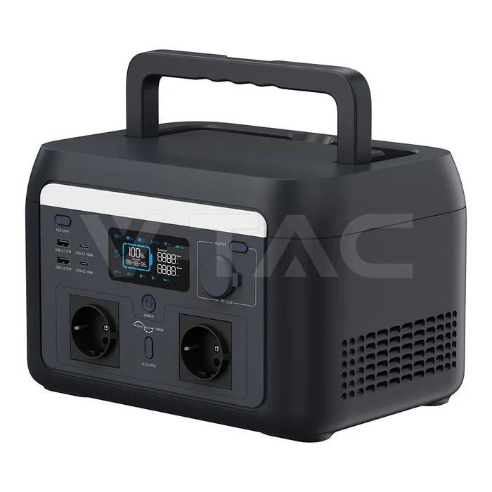 1000W / 614Wh Portable Power Station with LiFePO4 — view 1