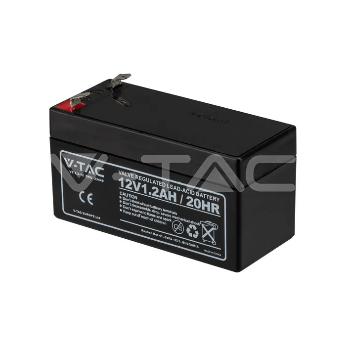 1.2Ah 12V Lead Acid Battery TI 97*43*52* mm — view 1